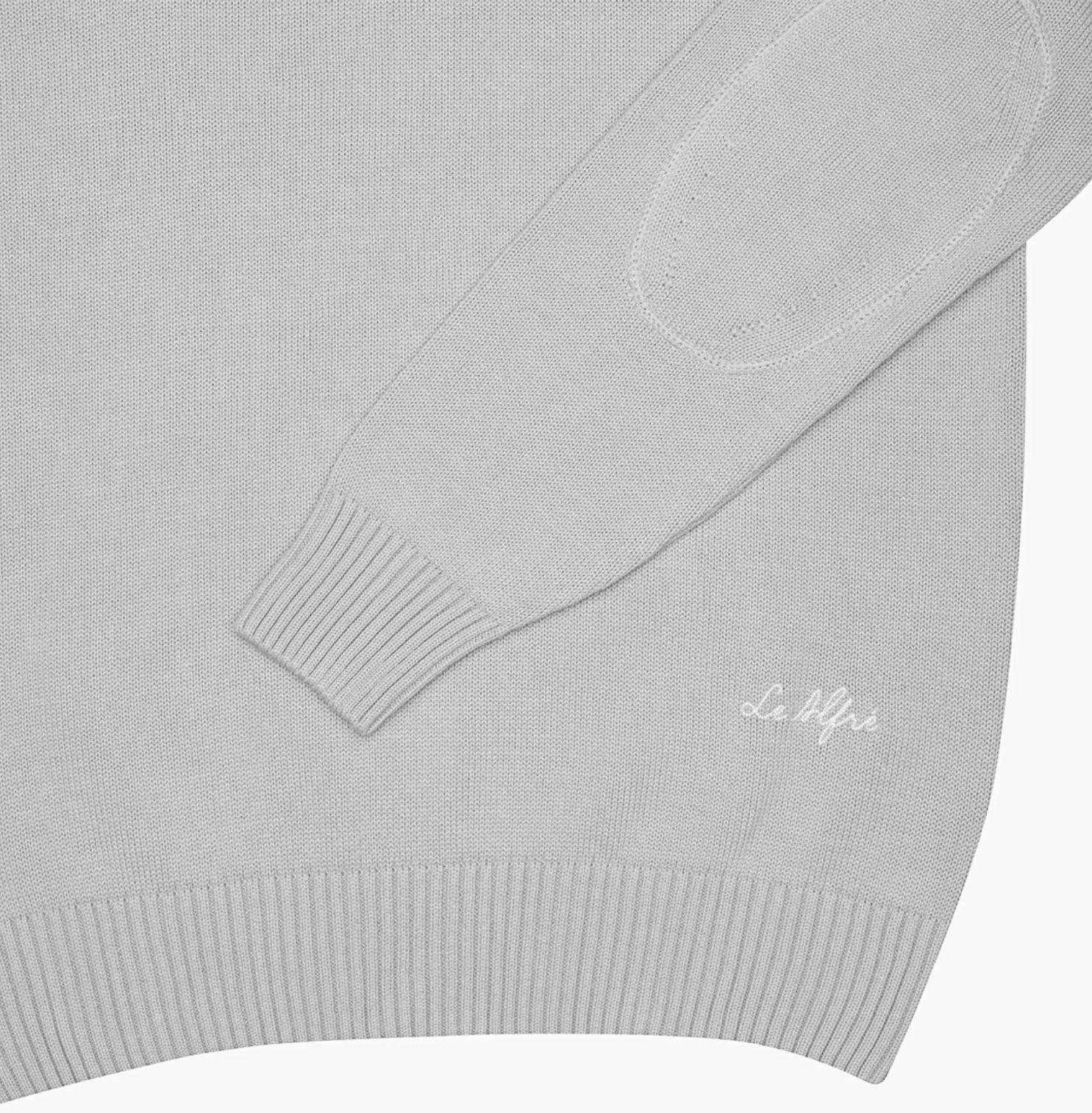 Cotton Crewneck Grey Sweater